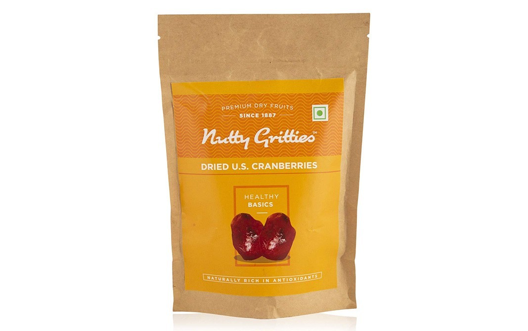 Nutty Gritties Dried U.S. Cranberries    Pack  223 grams